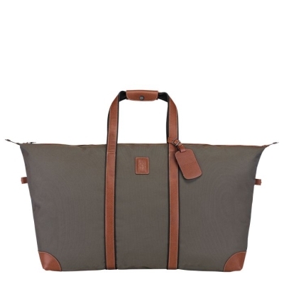 Men's Longchamp Boxford Travel Bags Brown | 67SEKTNVW