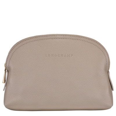 Men's Longchamp Le Foulonné Pouches & Cases Grey | 81GBLUYDX