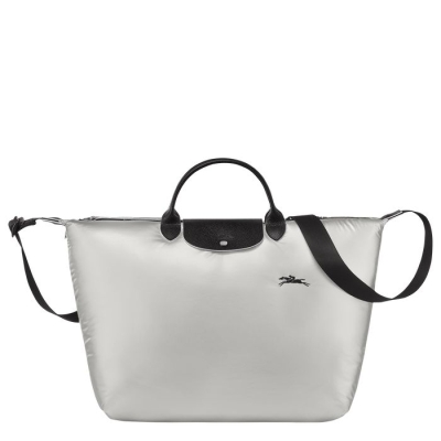 Men's Longchamp Le Pliage Alpin Travel Bags Silver | 02BCMHKDE