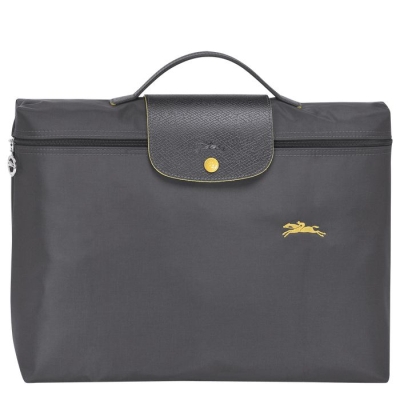 Men's Longchamp Le Pliage Club S Document Holders Grey | 40VYPDMSX