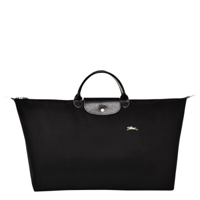 Men's Longchamp Le Pliage Club XL Travel Bags Black | 19FWEKQBI