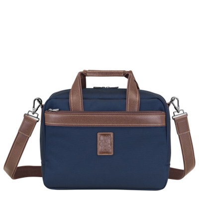 Women's Longchamp Boxford Travel Bags Navy | 16KJXBUDA