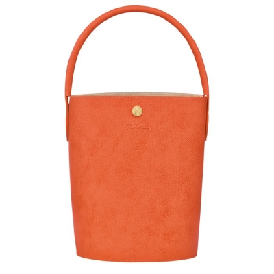 Women's Longchamp Cuir De Russie Top-handle Bags Orange | 89SGXPHBM