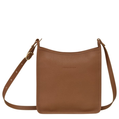 Women's Longchamp Le Foulonné L Crossbody Bags Brown | 09RWQUCTG