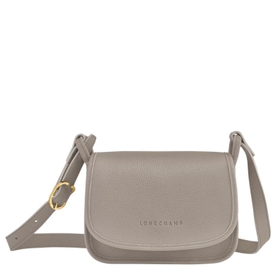 Women's Longchamp Le Foulonné S Crossbody Bags Grey | 86JLZITVQ