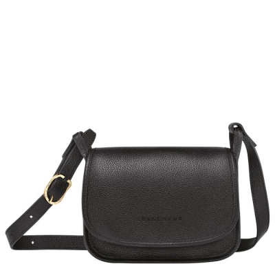 Women's Longchamp Le Foulonné S Crossbody Bags Black | 93XHGWEKQ