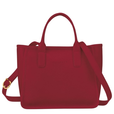 Women's Longchamp Le Foulonné Top-handle Bags Red | 40HGWXIPU