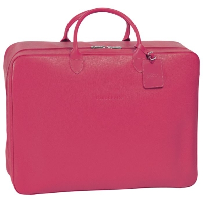 Women's Longchamp Le Foulonné Travel Bags Pink | 16JBEXQGH