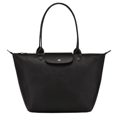 Women's Longchamp Le Pliage City L Shoulder Bags Black | 52CTYLMJI