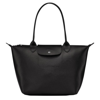 Women's Longchamp Le Pliage City S Shoulder Bags Black | 13ZWVTPKS