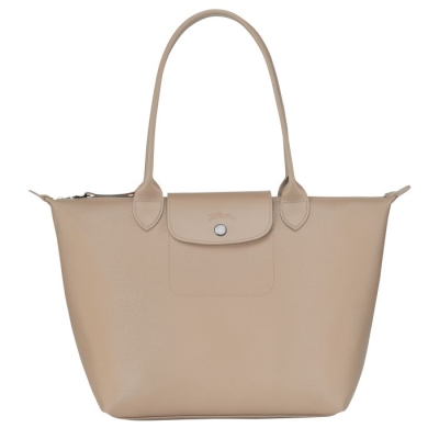 Women's Longchamp Le Pliage City S Shoulder Bags Beige | 20AGUEISZ