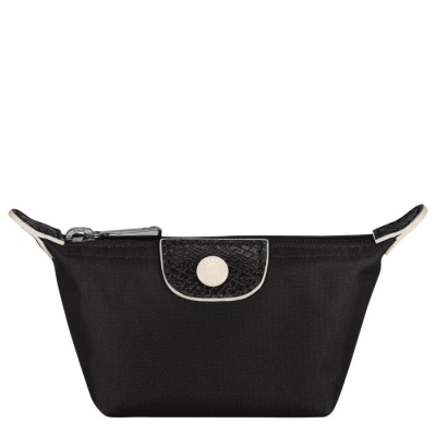 Women's Longchamp Le Pliage Club Cardholders & Coin Purses Black | 18FIXWZSD