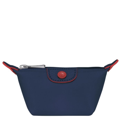 Women's Longchamp Le Pliage Club Cardholders & Coin Purses Navy | 57XFKMTAW