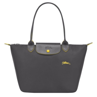 Women's Longchamp Le Pliage Club S Shoulder Bags Grey | 15IUPLJHM