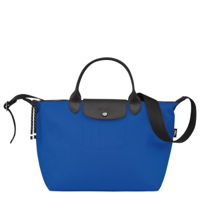 Women's Longchamp Le Pliage Energy M Top-handle Bags Blue | 17TABHKMW