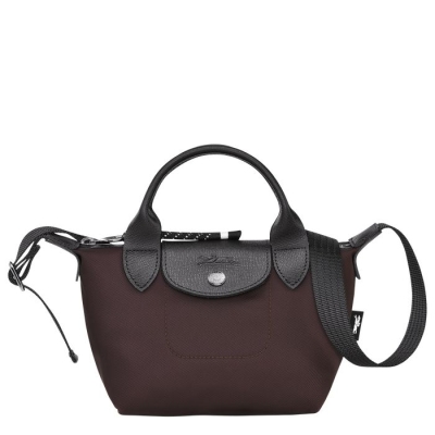 Women's Longchamp Le Pliage Energy XS Top-handle Bags Burgundy | 49DUBMTCR