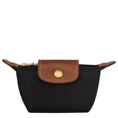 Women's Longchamp Le Pliage Original Cardholders & Coin Purses Black | 84EIUKBQL