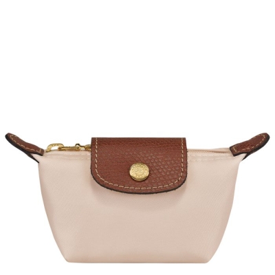 Women's Longchamp Le Pliage Original Cardholders & Coin Purses Beige | 92ILSRYPF