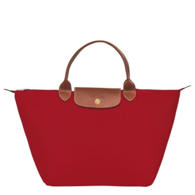 Women's Longchamp Le Pliage Original M Top-handle Bags Red | 21EYBXMNW