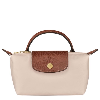 Women's Longchamp Le Pliage Original Pouches & Cases Beige | 10PWLNSDF