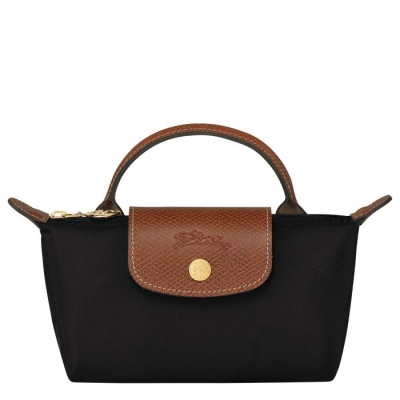 Women's Longchamp Le Pliage Original Pouches & Cases Black | 23EQGTIHO