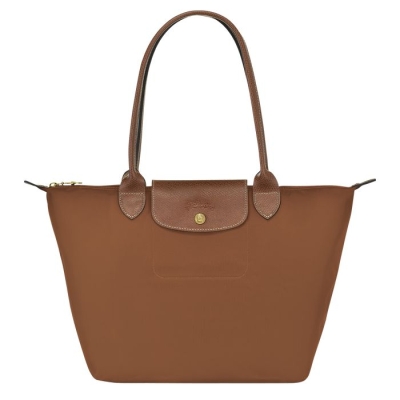 Women's Longchamp Le Pliage Original S Shoulder Bags Brown | 47IDATNUH