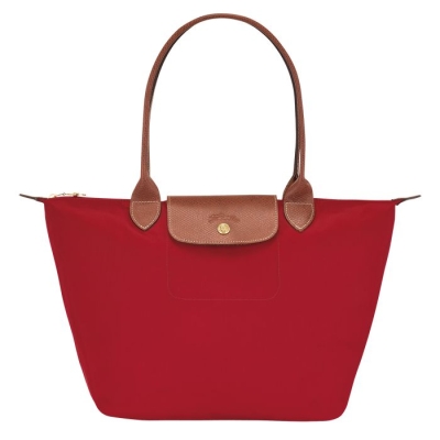 Women's Longchamp Le Pliage Original S Shoulder Bags Red | 97VJQHTDP