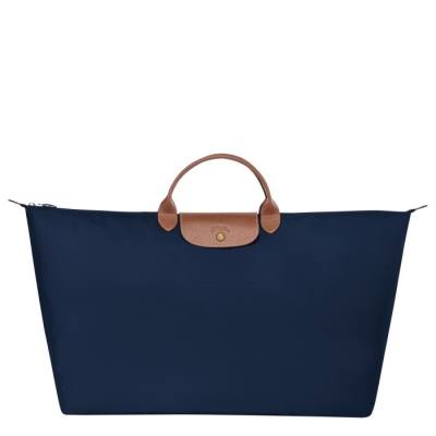 Women's Longchamp Le Pliage XL Travel Bags Navy | 70GDEMXAC