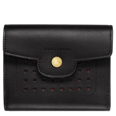 Women's Longchamp Mademoiselle Wallets Black | 12TBSZUIW