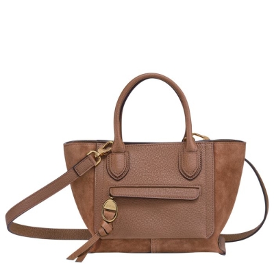 Women's Longchamp Mailbox S Top-handle Bags Brown | 71UVFJBHQ