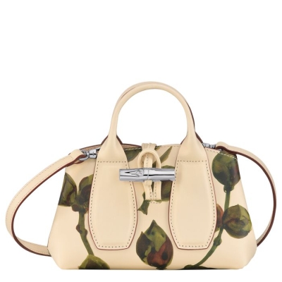 Women's Longchamp Roseau Végétal XS Top-handle Bags Khaki | 27QTHMFYR